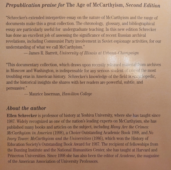 The Age of McCarthyism, Schrecker - Picture 14 of 16